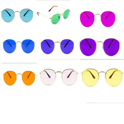 نظارة شمسية روز لينس شقرا مود بضوء العلاج بالألوان UVA