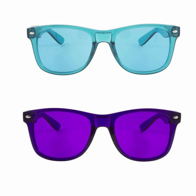 نظارات العلاج بالألوان من مود ريلاكس بعدسات ملونة صن جلاسيس للنساء والرجال للجنسين