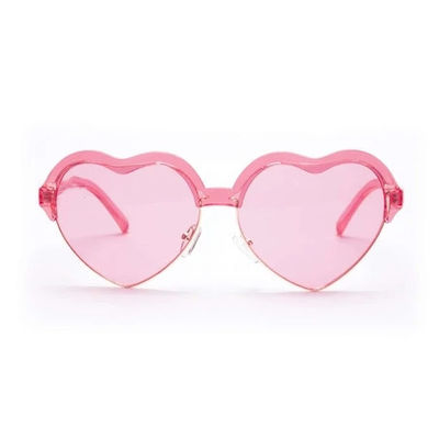 النظارات الشمسية الفاخرة النساء سيدة النظارات الشمسية القلب حلوى لون الإطار الكبير Ins نظارات شمسية