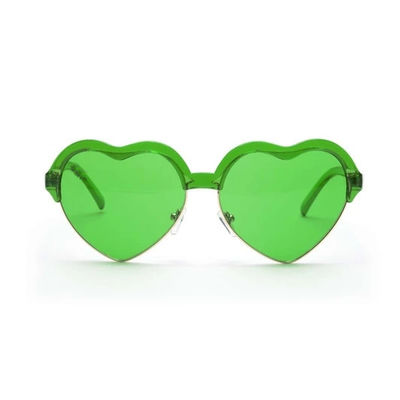 النظارات الشمسية النساء القلب uv400 النظارات الشمسية العصرية ضوء تعزيز النظارات