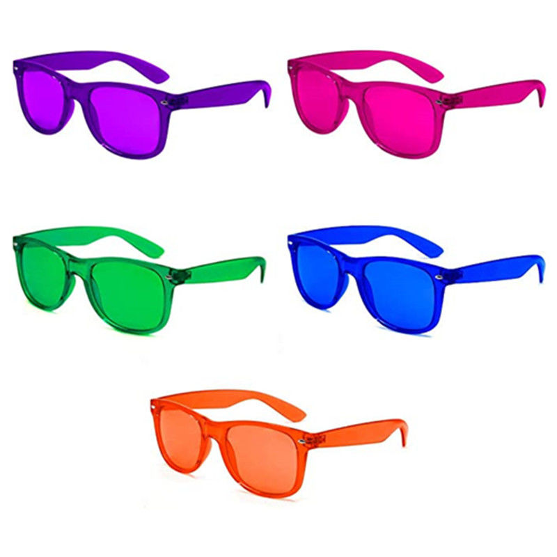نظارات العلاج بالضوء ، ألوان الحفلات ، لوازم النظارات الشمسية للجنسين ، نظارات الاسترخاء